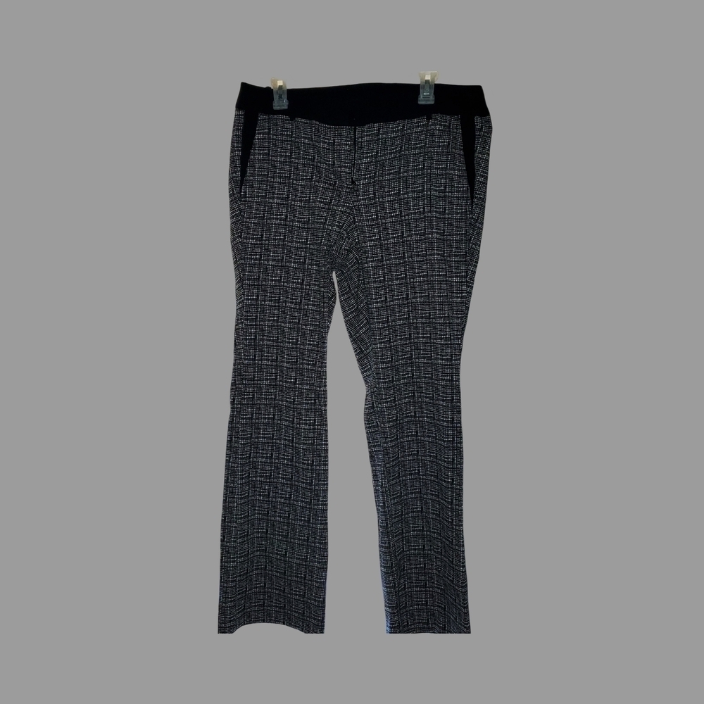 Stylish Black and White Patterned Pants